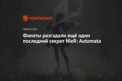 Фанаты разгадали ещё один последний секрет NieR: Automata
