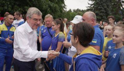 Президент МОК Томас Бах посетил Украину