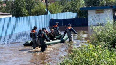 В Чите объявлен режим ЧС, затоплены сотни домов