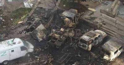 Тылы горят: в Энергодаре сожгли технику россиян, в Алчевске взорвали склад, под Мариуполем пылают поля (ВИДЕО)