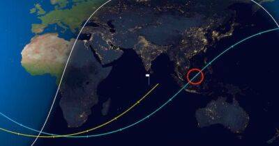 Китайская космическая ракета упала на Землю: известно место приземления (видео)