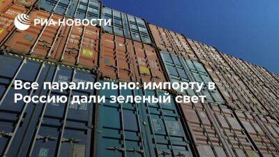 Все параллельно: импорту в Россию дали зеленый свет - smartmoney.one - Россия