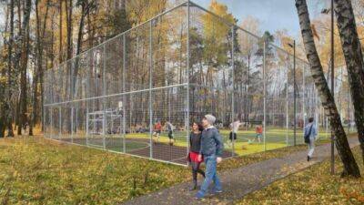 В Щукинском парке и Всехсвятской роще завершается устройство спортивных площадок