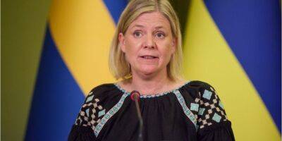 Одолжила у жены бывшего посла в Украине. Премьер-министр Швеции надела на встречу с Зеленским вышиванку