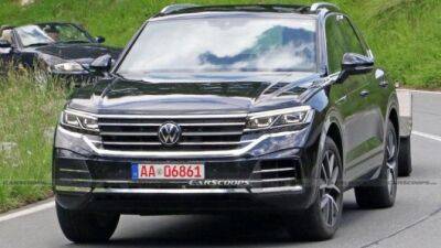 В Альпах сфотографирован обновлённый Volkswagen Touareg