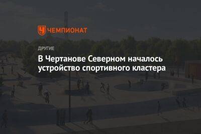 Сергей Мельников - В Чертанове Северном началось устройство спортивного кластера - championat.com - Москва