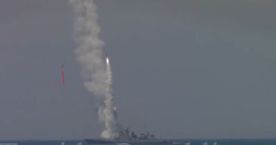 "Калибр не взлетел": во время пуска ракет по Украине одна из них упала в море (видео)