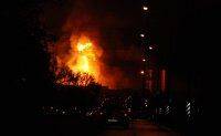 В Харцизске всю ночь горел и детонировал склад с боеприпасами