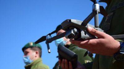 Украинские пограничники ударили из дрона по позиции оккупантов