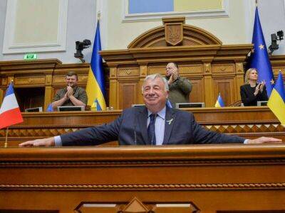 Спикер Сената Франции заявил в Раде, что России нечего рассчитывать на усталость Запада от войны в Украине