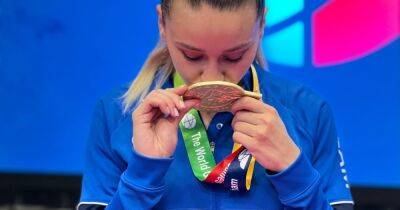 Украинская каратистка Терлюга взяла "золото" на Всемирных играх в США (видео)
