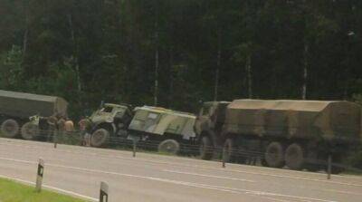 В Беларуси заметили движение колонны российской оккупационной армии