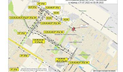 В Тюмени автобусный маршрут №25 изменит схему движения со 2 по 3 августа