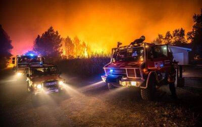 Юго-запад Франции охватили лесные пожары