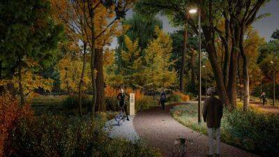 В Щукинском парке и Всехсвятской роще началось устройство единого пешеходного маршрута
