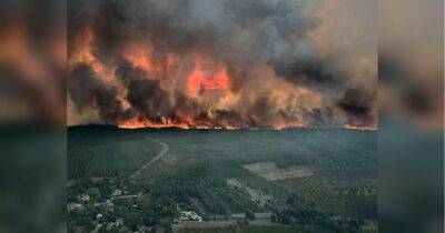 На півдні Франції вирує пожежа-монстр: її видно з космосу