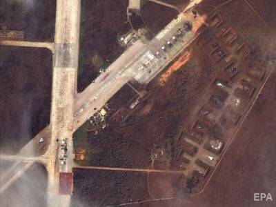 В Воздушных силах ВСУ рассказали о состоянии аэродрома в оккупированном Крыму, где были уничтожены самолеты РФ