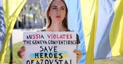 ФОТО: В Риге прошел пикет против террористической деятельности России в Украине