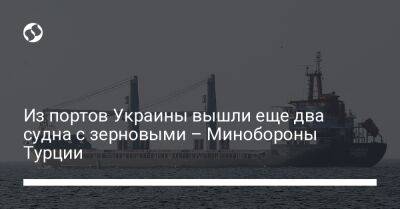 Из портов Украины вышли еще два судна с зерновыми – Минобороны Турции