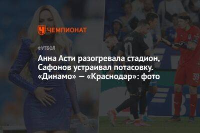 Анна Асти разогревала стадион, Сафонов устраивал потасовку. «Динамо» — «Краснодар»: фото