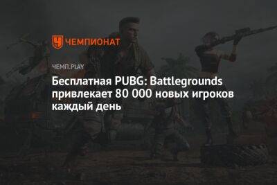 Бесплатная PUBG: Battlegrounds привлекает 80 000 новых игроков каждый день