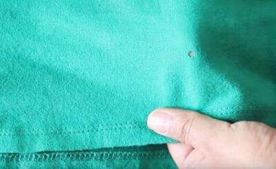 Как «зашить» дырявую одежду за 30 секунд без иголки и нитки