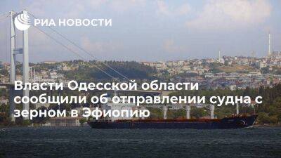 Губернатор Одесской области Марченко: судно с украинским зерном отправилось в Эфиопию