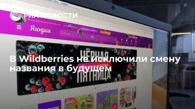 Wildberries назвал сообщения о смене названия на "Ягодки" частью рекламной акции