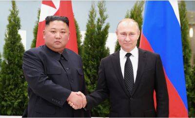 Дональд Трамп - Владимир Путин - Ким Ченын - Путин заявил, что Россия и Северная Корея будут расширять двусторонние отношения - obzor.lt - Москва - Россия - США - Украина - КНДР - Япония - Пхеньян