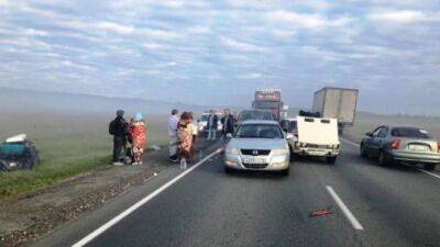 Пассажирка иномарки пострадала в ДТП в Омской области