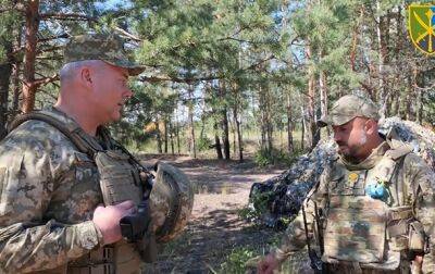 Командующий Объединенными силами ВСУ проверил северные оборонные рубежи