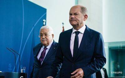 Махмуд Аббас - Олаф Шольц - Шольца возмутили слова лидера Палестины о Холокосте - korrespondent - Украина - Израиль - Германия - Палестина