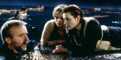 Кэмерон в воде вместе с Ди Каприо. Опубликованы редкие фото со съемок Титаника