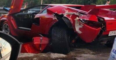 ДТП на миллион: культовый суперкар Lamborghini разбили в досадной аварии (фото)