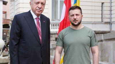 Зеленский проводит встречу с Эрдоганом во Львове – фото