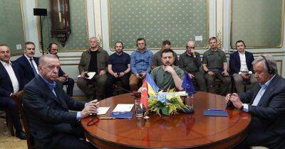 Встреча Зеленского, Эрдогана и Гутерриша во Львове завершилась: обсудили все за 40 минут (фото)