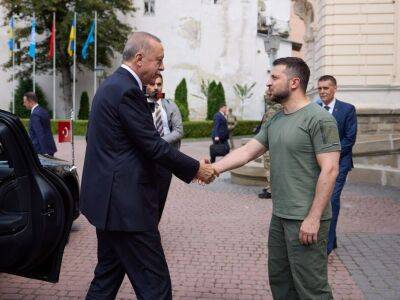Встреча Зеленского и Эрдогана во Львове. Офис президента сообщил, о чем говорили лидеры