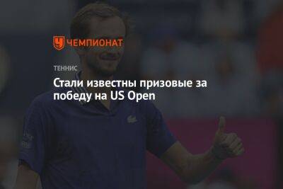 Стали известны призовые за победу на US Open