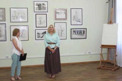В Кунгурском Художественном музее открылась выставка Ксении Козловой «Белый лист»