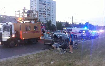Вчера в Гродно на улице Горновых произошло ДТП: есть пострадавший