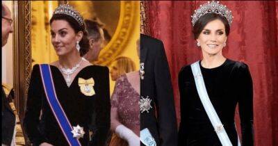 Кейт Миддлтон - королева Летиция - В Сети сравнивают образы Кейт Миддлтон и королевы Летиции (фото) - focus.ua - Украина - Англия - Испания