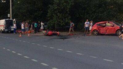 Мотоциклист пострадал в ДТП в Ростове