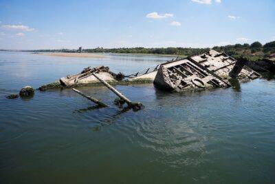 Низкий уровень воды на Дунае позволил обнаружить затонувшие немецкие корабли времен Второй мировой войны