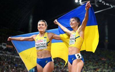 Ткачук и Рыжикова завоевали серебро и бронзу в беге на 400 м с барьерами