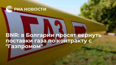 BNR: болгарский бизнес призвал вернуть поставки газа на основе контракта с "Газпромом"