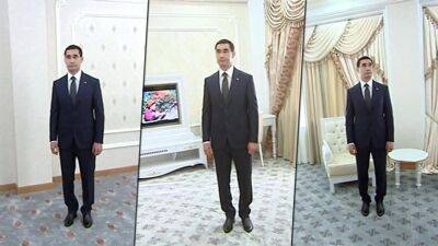 Сердар Бердымухаммедов открыл в Авазе коттеджи, которые его отец приказал перекрасить год назад