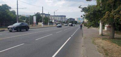 Велодорожки в Одессе: ехать по Люстдорфской дороге стало еще комфортнее (фото)