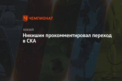 Никишин прокомментировал переход в СКА