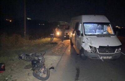 В ДТП пострадали несовершеннолетние мотоциклист и его пассажир