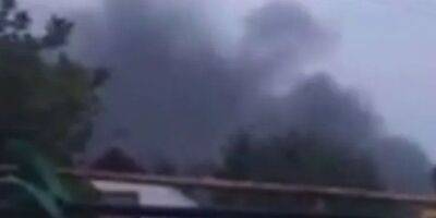 Гайдай показал видео уничтожения ремонтной базы с техникой оккупантов в Луганской области